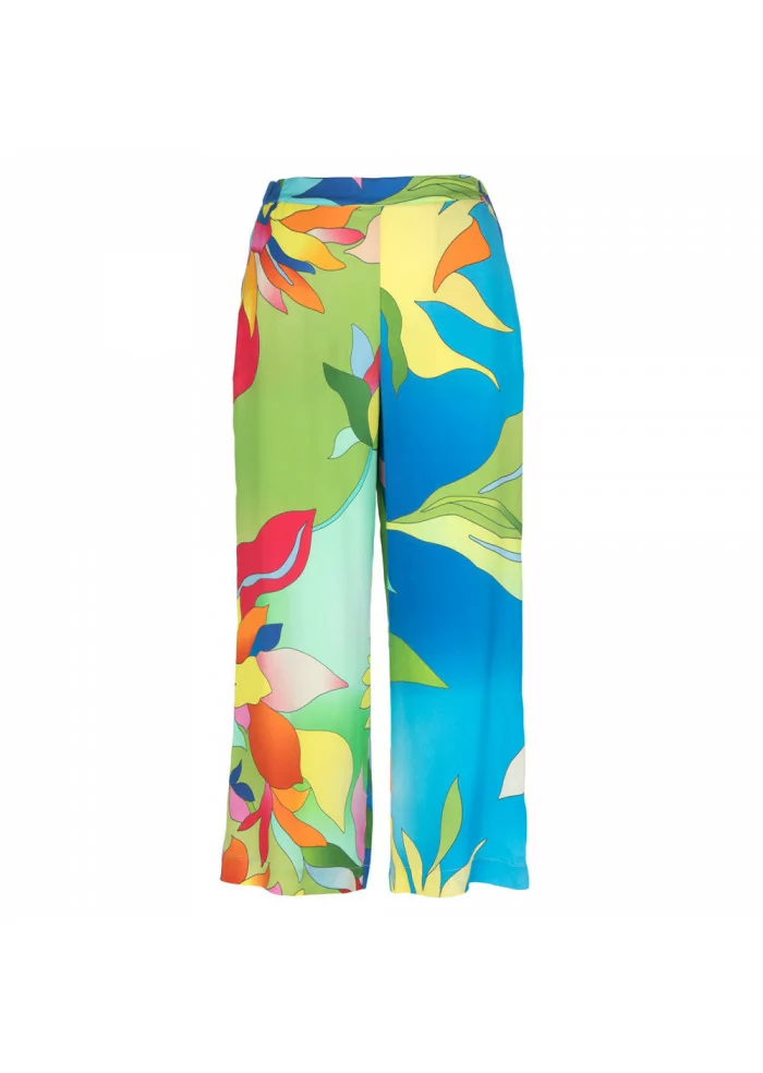 PANTALONI DONNA SEMICOUTURE | Y2ST34 FLW08 MULTICOLORE Novità