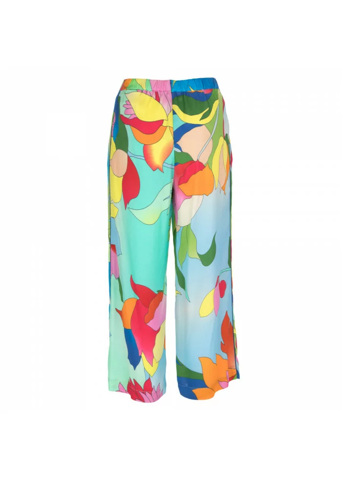 PANTALONI DONNA SEMICOUTURE | Y2ST34 FLW08 MULTICOLORE Novità