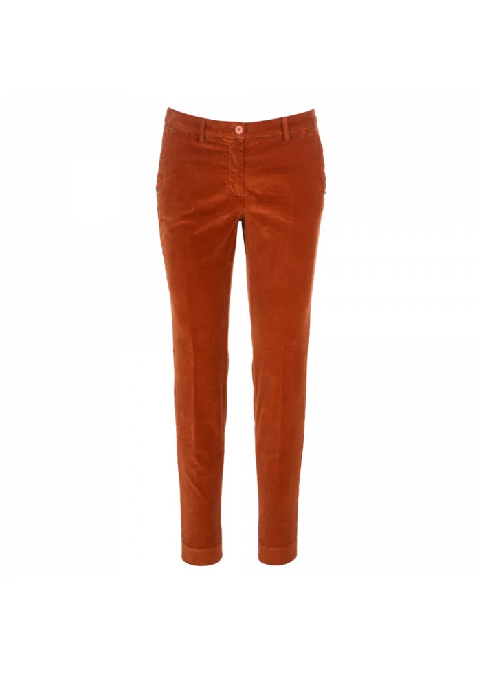 MASON'S | PANTALONI DONNA "NEW YORK" ARANCIONE Economico