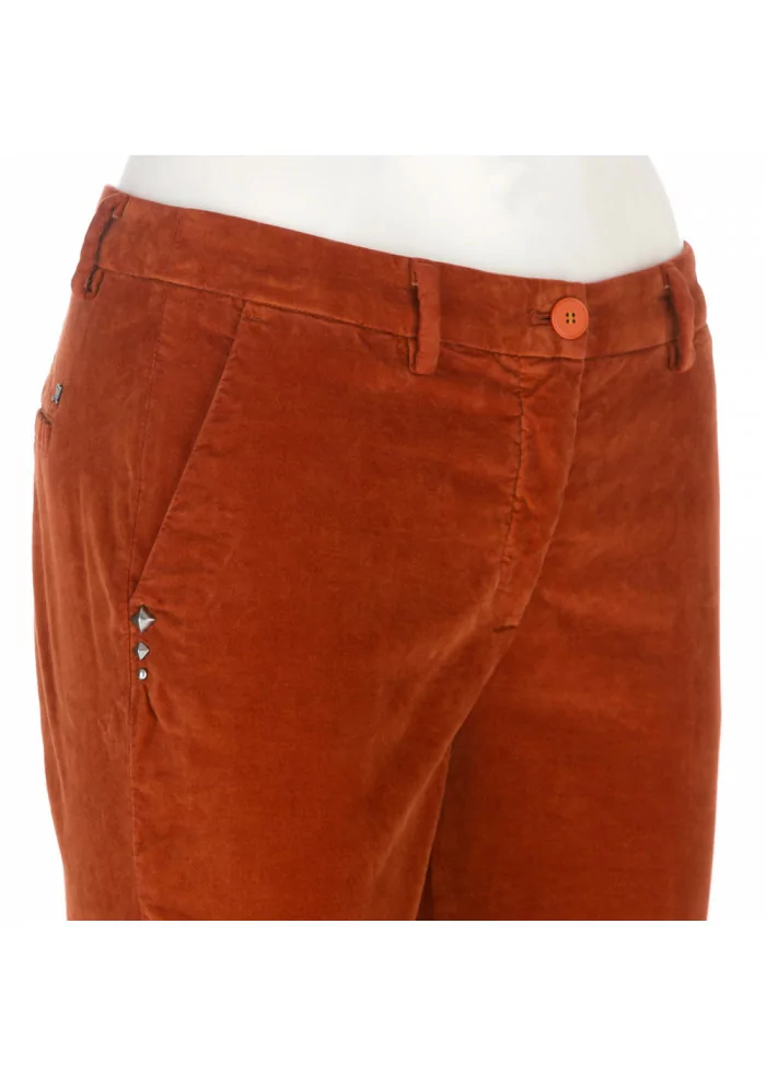 MASON'S | PANTALONI DONNA "NEW YORK" ARANCIONE Economico