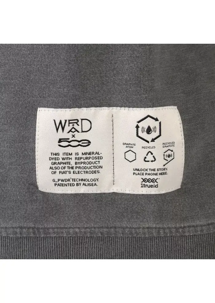FELPA UNISEX WRAD x FIAT | WRAD X 500E GRIGIO Outlet