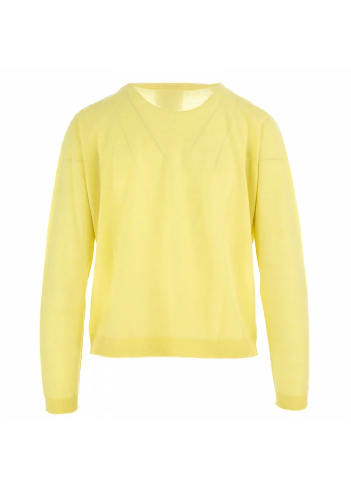 MAGLIA DONNA SEMICOUTURE | GIALLO CHIARO Hotsell