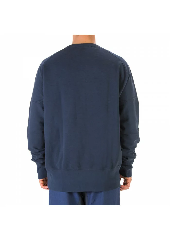 ABBIGLIAMENTO UNISEX FELPA 100% COTONE ORGANICO NAVY BLU WRAD Saldi Di Fabbrica