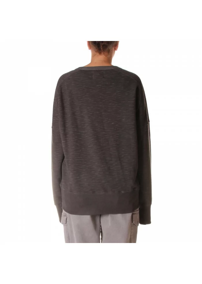 ABBIGLIAMENTO UNISEX FELPA COTONE ORGANICO LOGO GRIGIO WRAD In Saldo