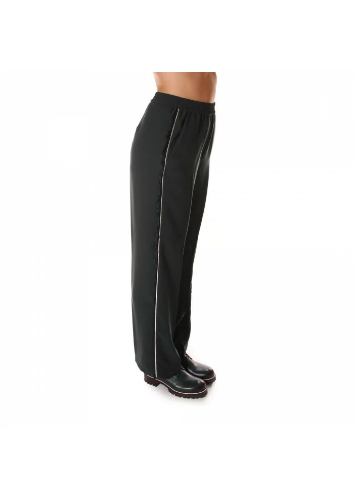 8PM | PANTALONI CON FRANGE MANET VERDE Moda