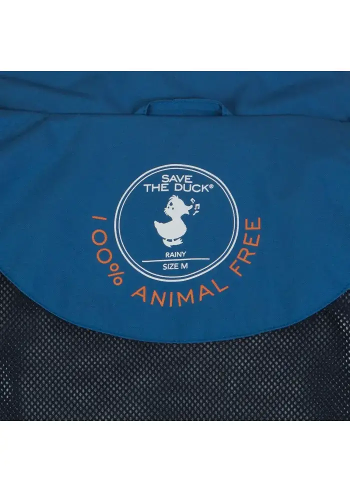 SAVE THE DUCK | IMPERMEABILE DARK FINLAY BLU Offerta natalizia