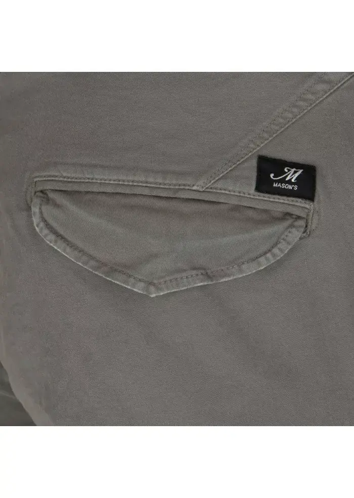 MASON'S | PANTALONI EISENHOWER SLIM FIT GRIGIO Vendita calda