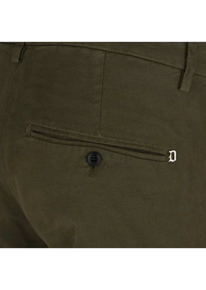 DONDUP | PANTALONI GAUBERT COTONE VERDE Online Outlet