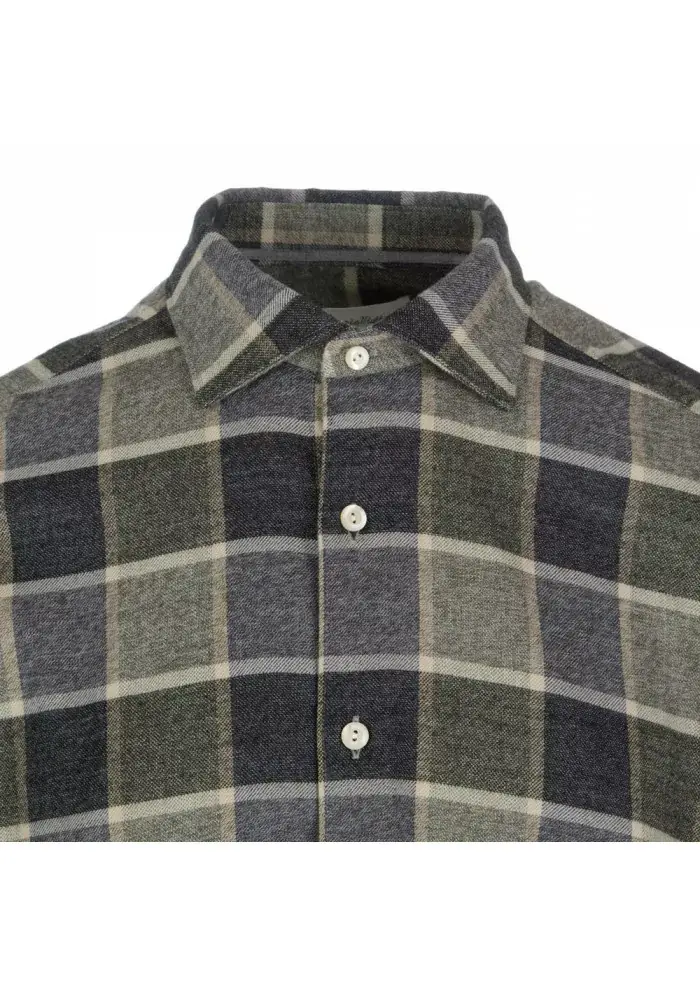 TINTORIA MATTEI 954 | CAMICIA COTONE GRIGIO Grandi sconti