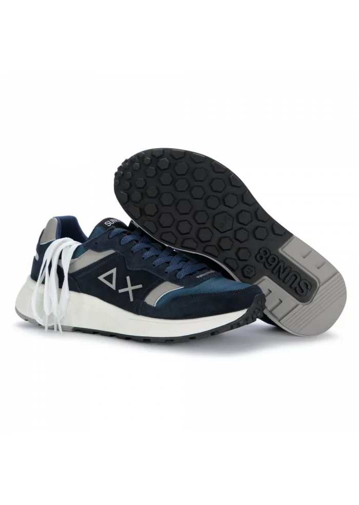 SUN68 | SNEAKERS UOMO DADDY 07 BLU LACCI DI RICAMBIO Comprane uno, ottenene uno gratis