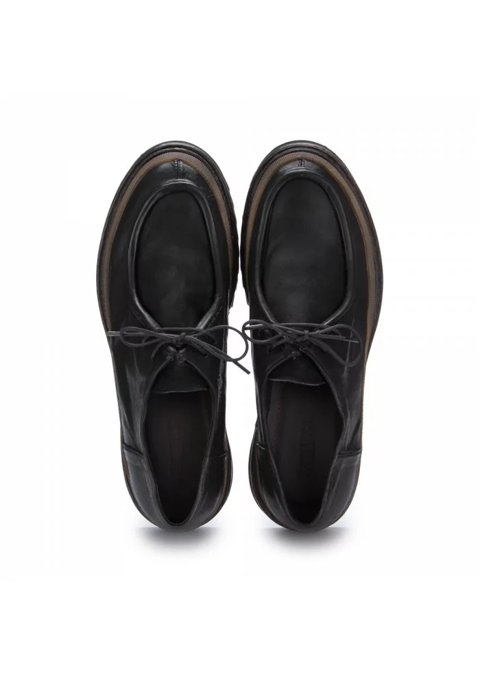 PAWELK'S | SCARPE ALLACCIATE BANDA IN PELLE NERO Sconti VIP