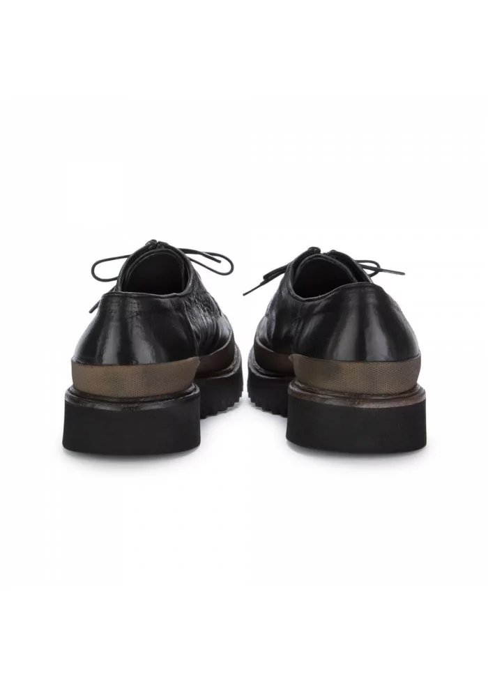 PAWELK'S | SCARPE ALLACCIATE BANDA IN PELLE NERO Sconti VIP