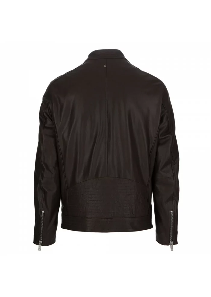 DONDUP | GIACCA IN PELLE CON IMBOTTITURA INTERNA MARRONE Super Saving Price