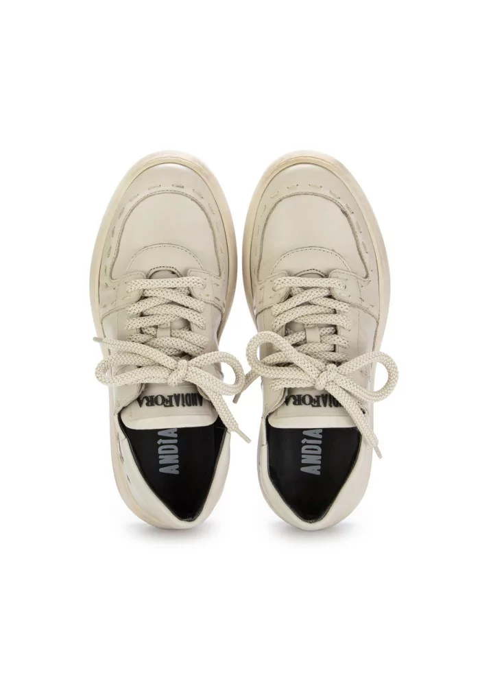 ANDIA FORA | SNEAKERS LEA PELLE GRIGIO CHIARO Ultimo giorno