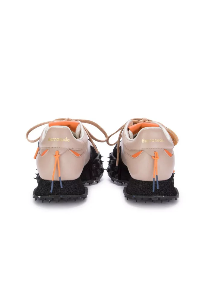 BARRACUDA | SNEAKERS PELLE CAMOSCIO ROSA NUDE NERO Fino al 50% di sconto