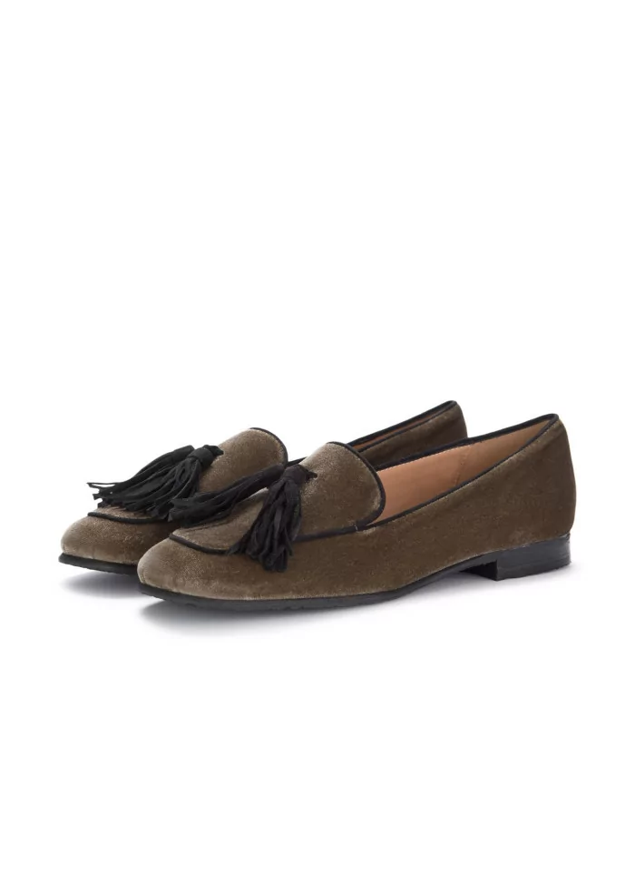 IL BORGO FIRENZE | SCARPE BASSE VELLUTO NAPPE MARRONE Fino al 60% di sconto
