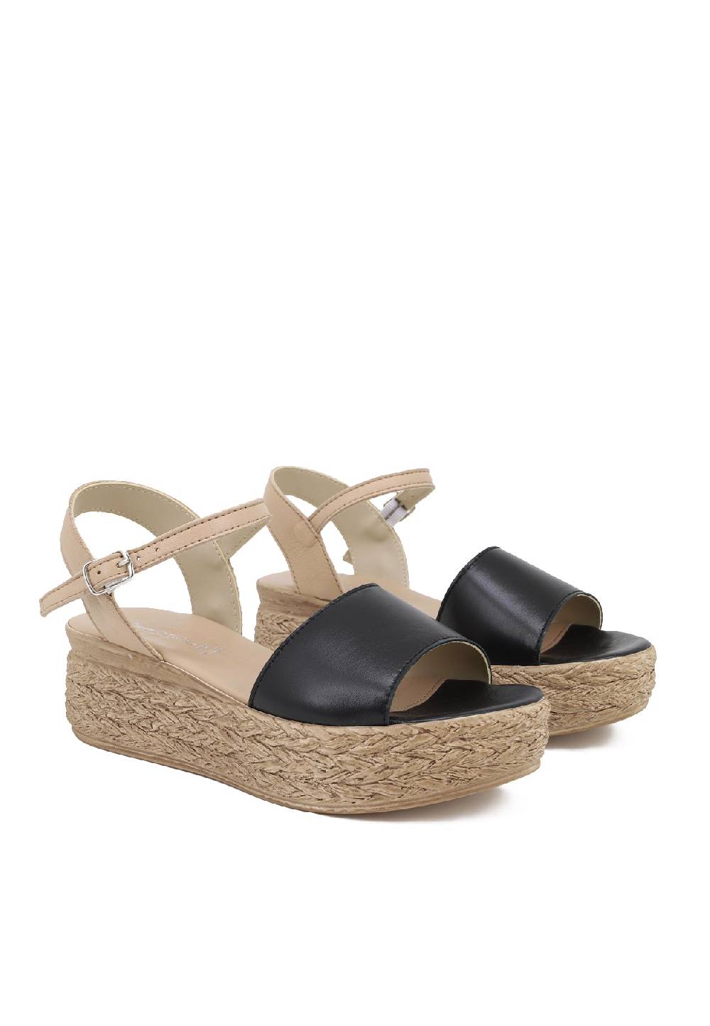 Queen Helena Sandali - Zeppe - Vera Pelle - 31850-3156 Offerte stagionali