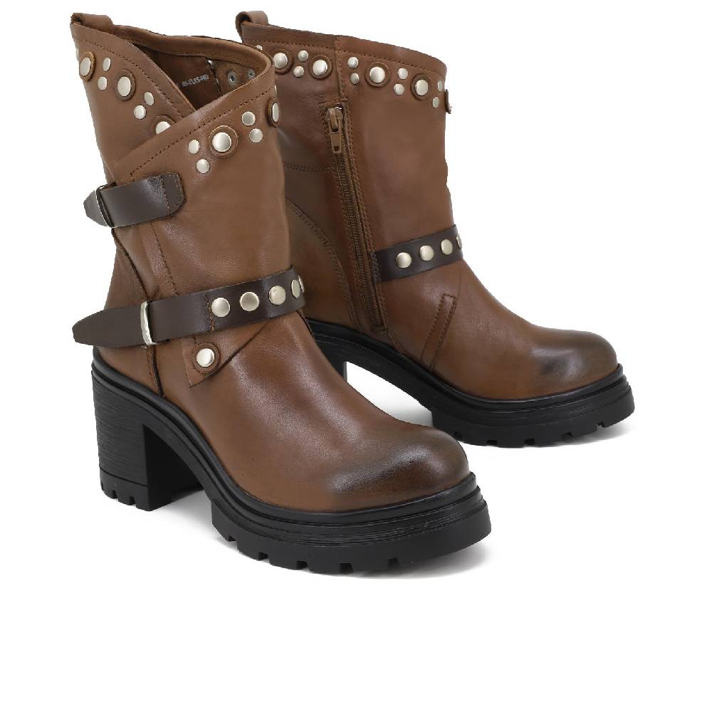 Queen Helena Stivaletti - QH21_S-80 - vera pelle Outlet