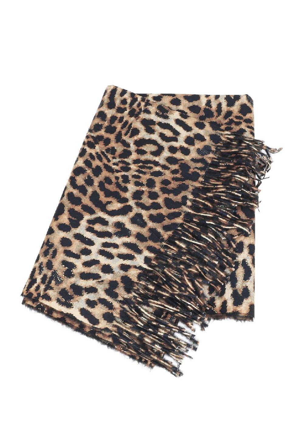 Queen Helena Sciarpa leopardata - SC02 Black Friday Prezzi