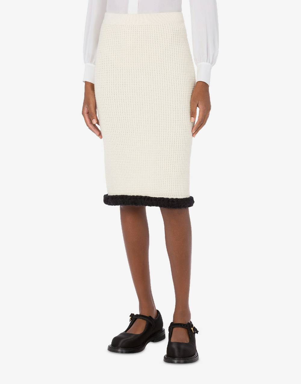 Love Moschino Gonna in lambswool superfine Moda