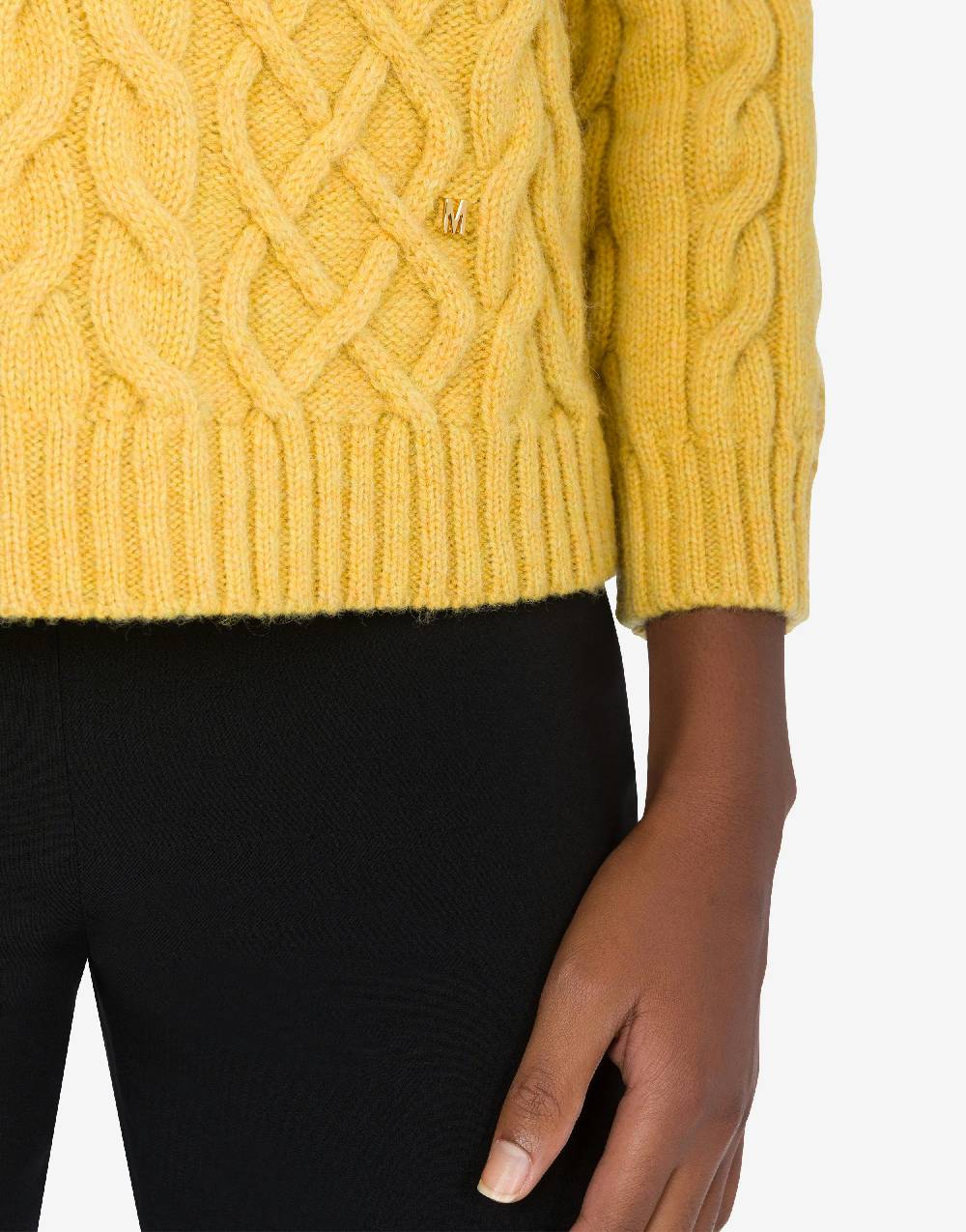 Love Moschino Pullover in shetland Golden M Promozione Limitata