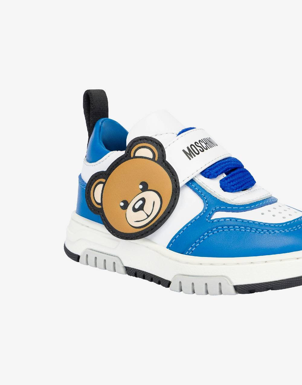 Love Moschino Sneakers in vitello Teddy Patch Consegna Veloce