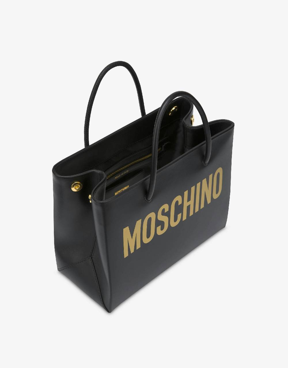 Love Moschino Piccola Shopper in vitello con logo Promozione Limitata