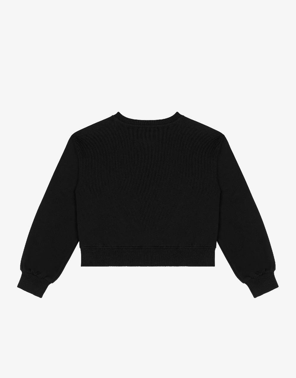Love Moschino Felpa in cotone You Can't Be Serious Vendite Flash