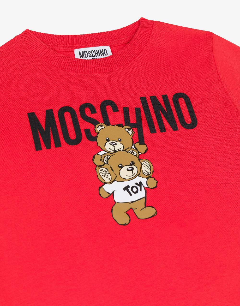 Love Moschino T-shirt in jersey Teddy Logo Grande vendita