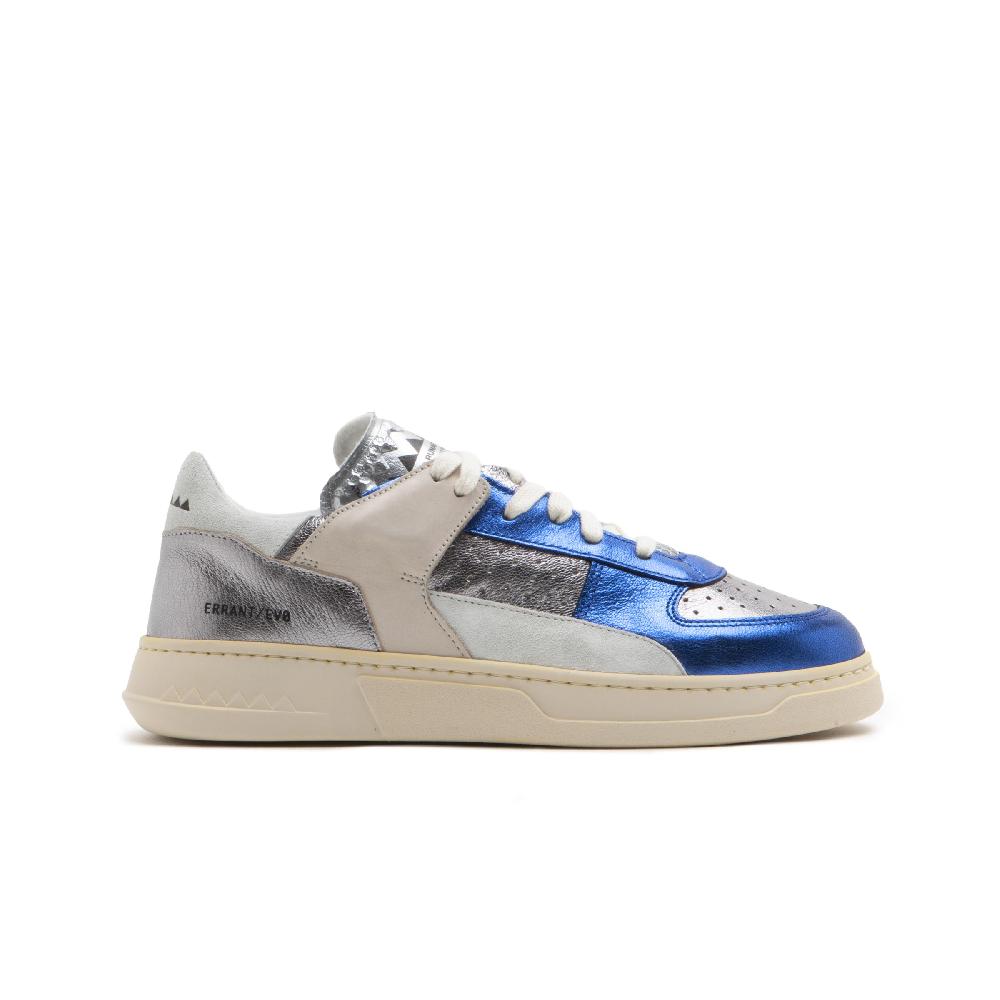 RUN OF Key sneakers in pelle colorata metallizzata e pelle scamosciata Prezzo Ridotto