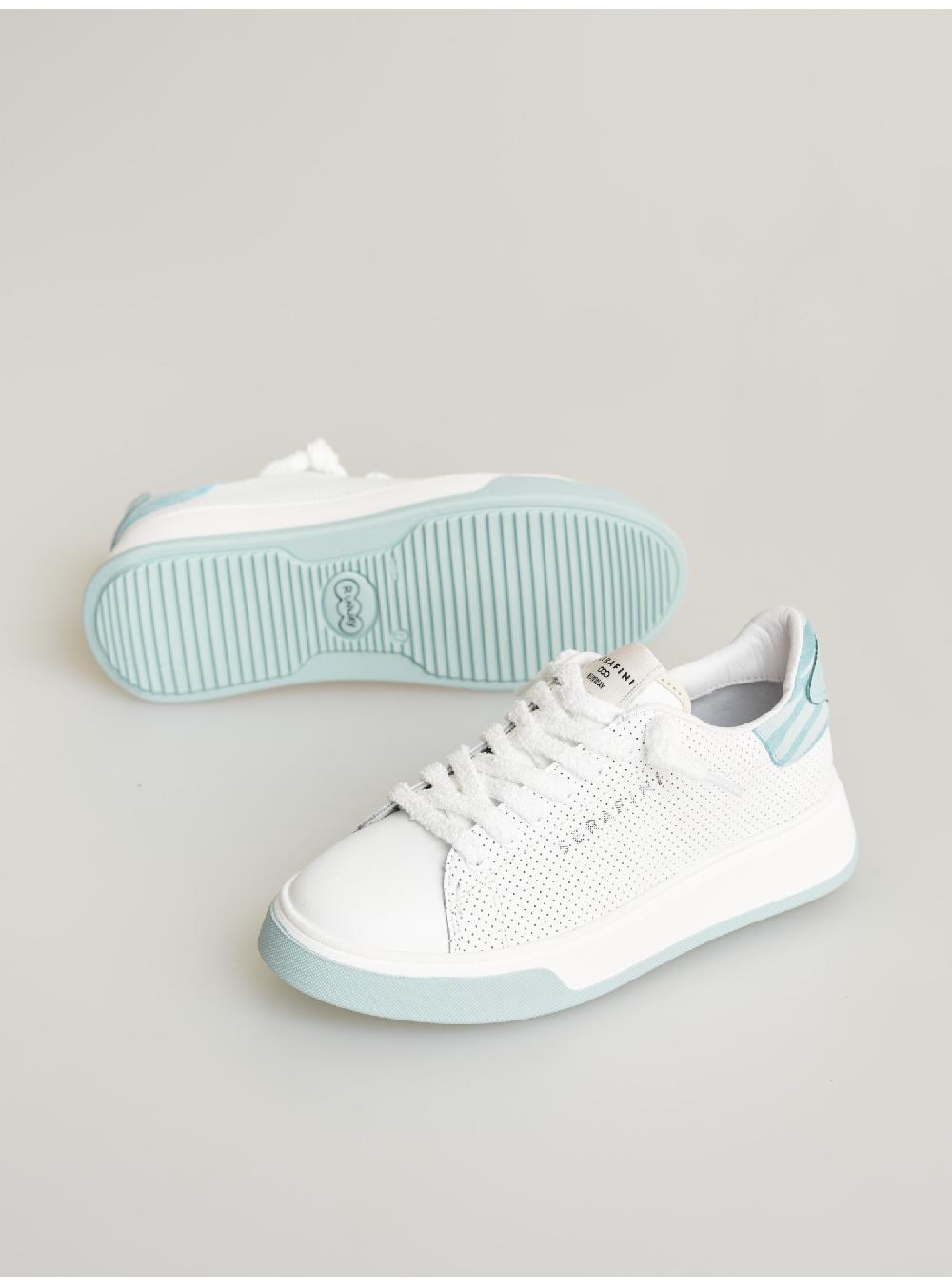 Serafini sneakers donna in pelle pelle laminata pelle perforata Serafini Shop Nuovo