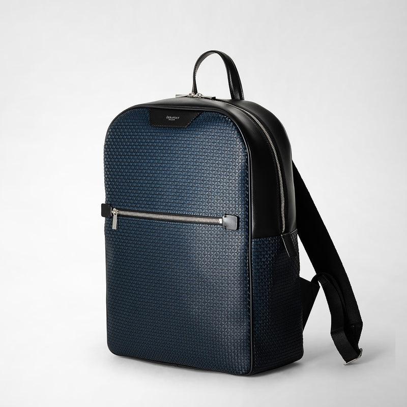 Serapian Zaino in stepan blu oceano-nero Rilascio limitato
