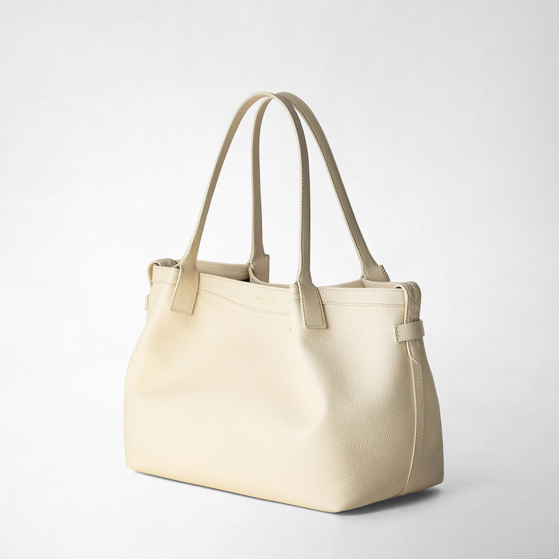 Serapian TOTE BAG SECRET PICCOLA IN PELLE RUGIADA Spedizione Gratuita
