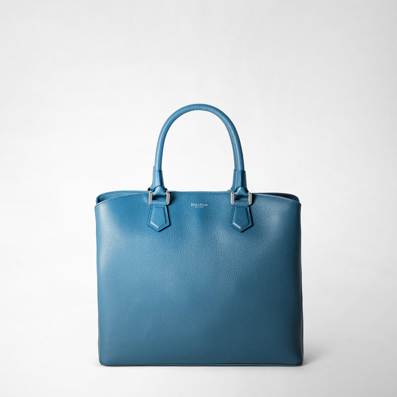 Serapian BORSA A MANO LUNA IN PELLE RUGIADA Offerta Anniversario