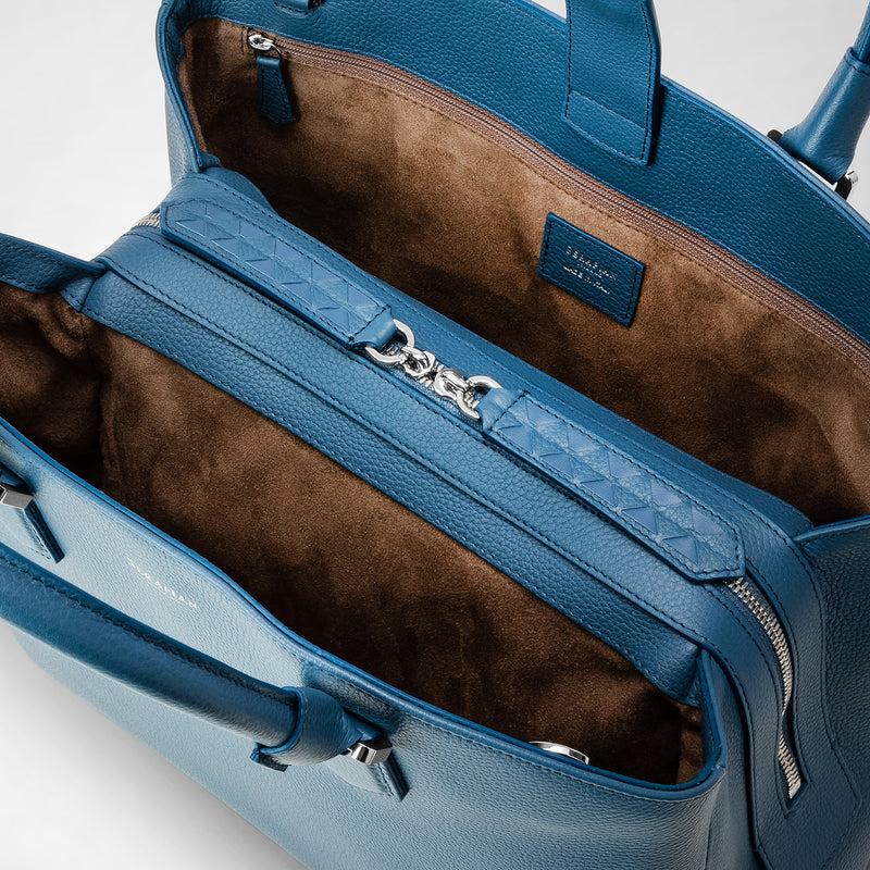 Serapian BORSA A MANO LUNA IN PELLE RUGIADA Offerta Anniversario