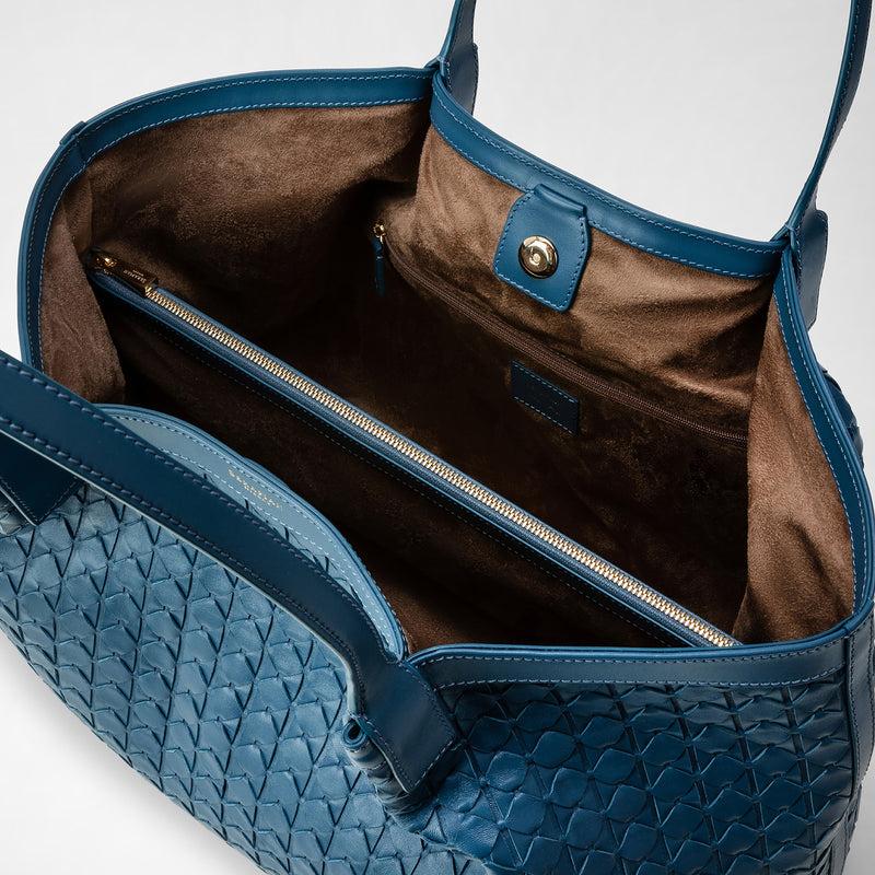 Serapian TOTE BAG SECRET IN MOSAICO Nuova