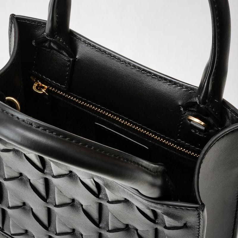 Serapian Borsa 1928 tote mini in mosaico nero Moda