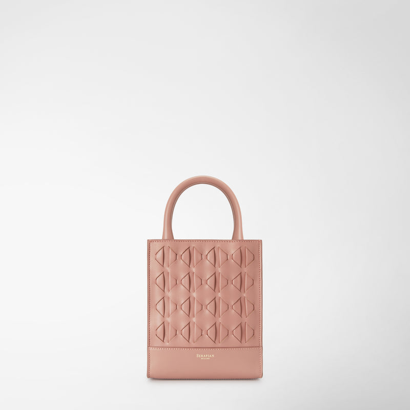 Serapian Borsa 1928 tote mini in mosaico blush 2025