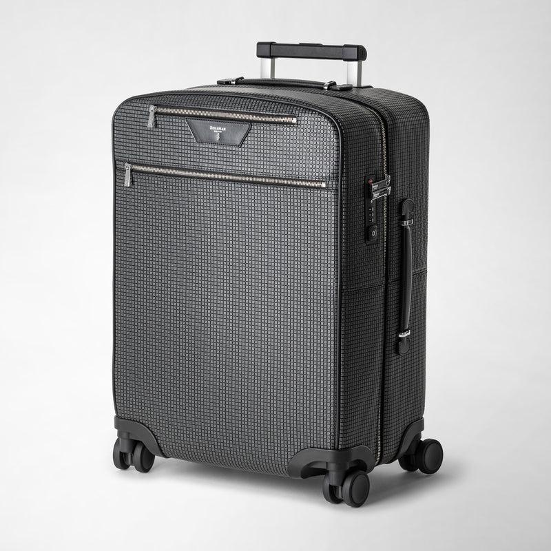 Serapian Trolley da cabina in stepan asfalto-nero Sconto