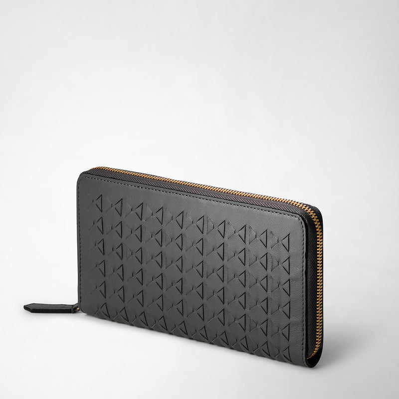 Serapian PORTAFOGLIO CON ZIP IN MOSAICO Economico