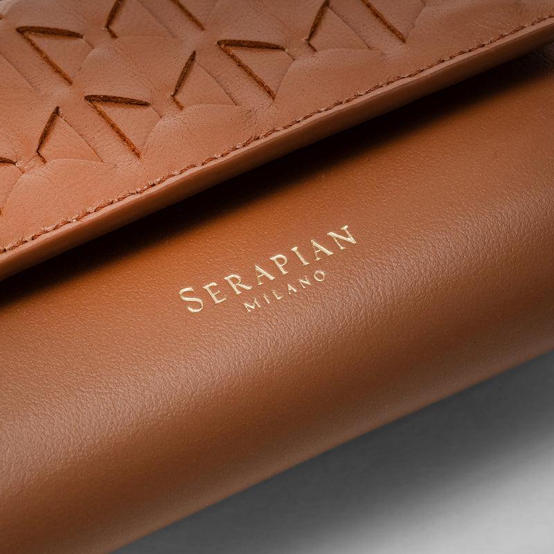 Serapian PORTAFOGLIO TRI-FOLD IN MOSAICO Moda