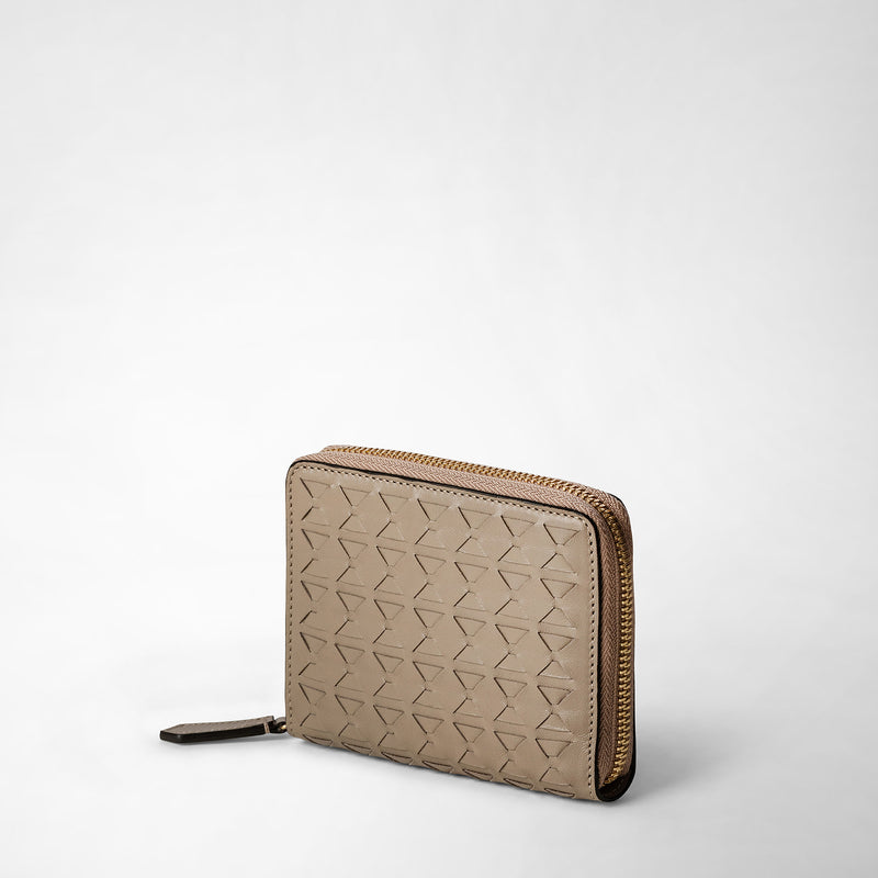 Serapian PORTAFOGLIO MINI CON ZIP IN MOSAICO Italia