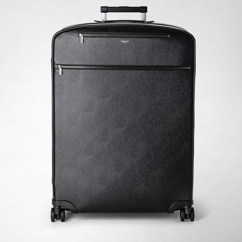 Serapian Trolley grande in pelle evoluzione nero eclissi Cyber Monday