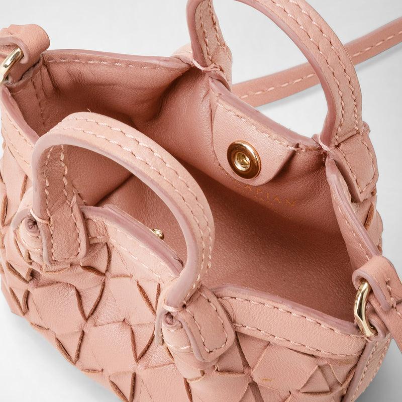 Serapian Borsa secret nano in mosaico blush Prezzo basso