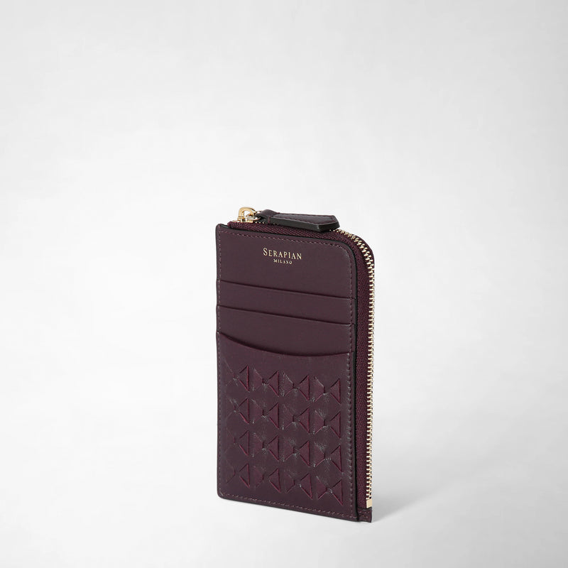 Serapian PORTACARTE CON ZIP IN MOSAICO Duty-free