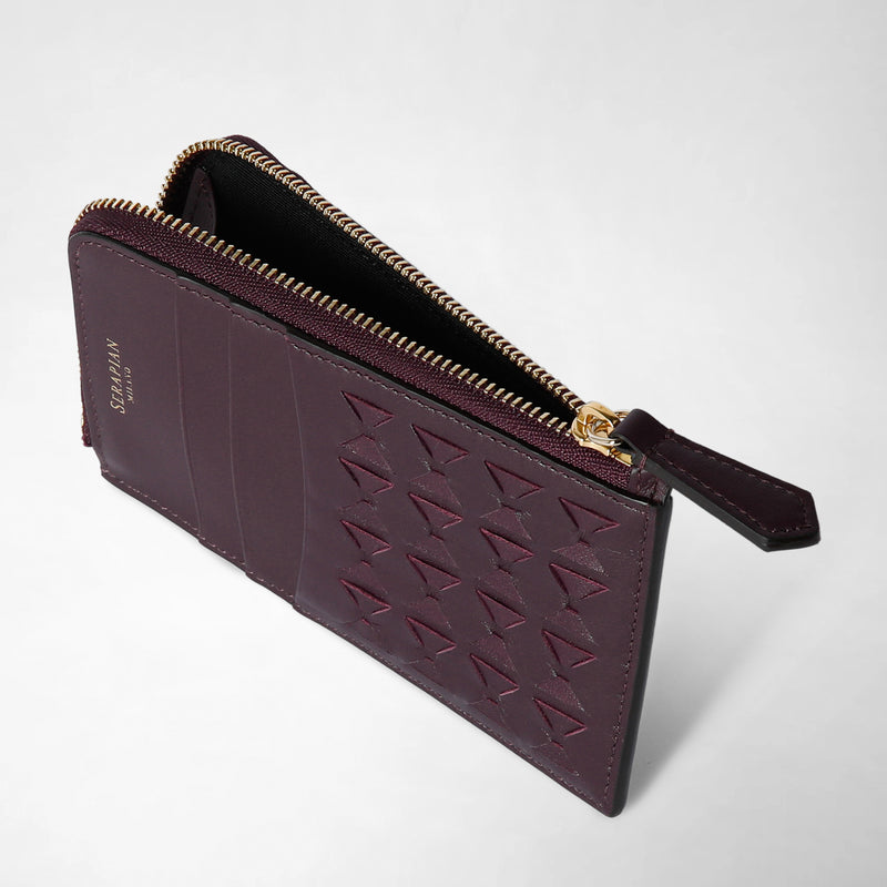 Serapian PORTACARTE CON ZIP IN MOSAICO Duty-free