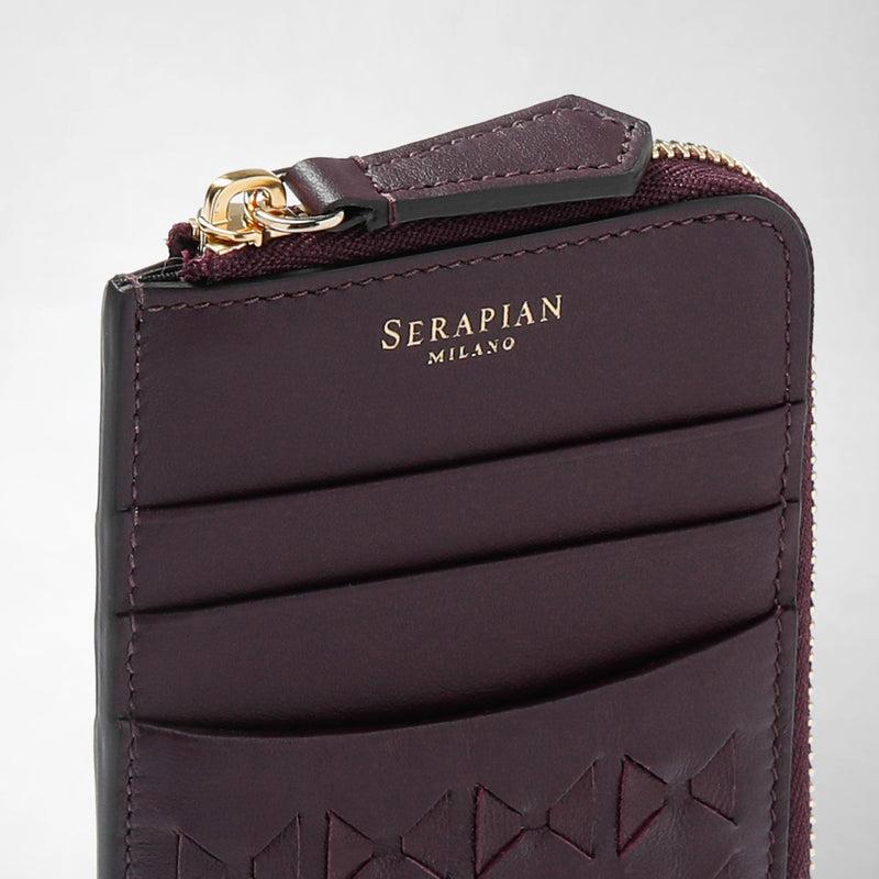 Serapian PORTACARTE CON ZIP IN MOSAICO Duty-free