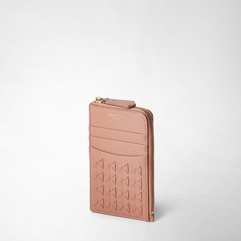 Serapian PORTACARTE CON ZIP IN MOSAICO Italy