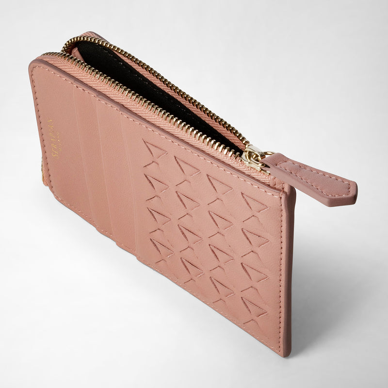 Serapian PORTACARTE CON ZIP IN MOSAICO Italy