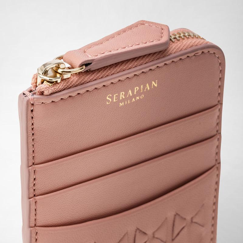 Serapian PORTACARTE CON ZIP IN MOSAICO Italy